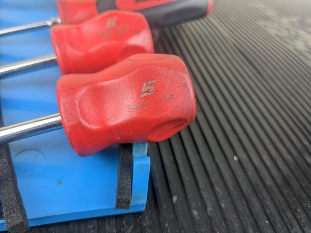 #az234 Snap on Instinct Soft Grip Combination Screwdriver Set SGD