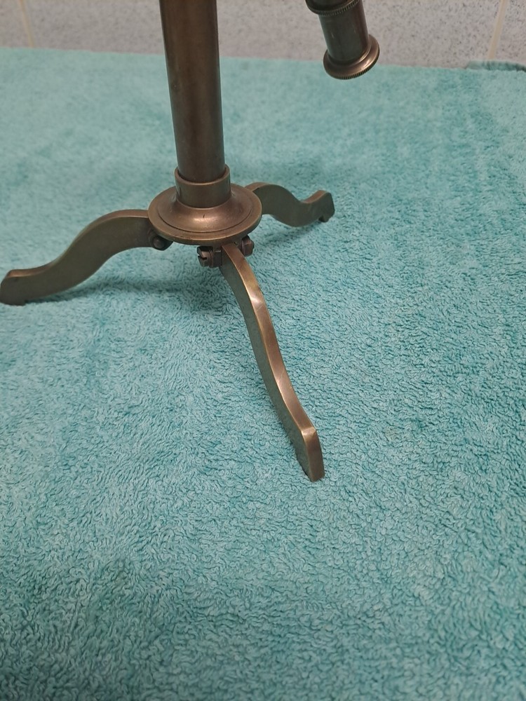 Antique Table Top Brass Telescope