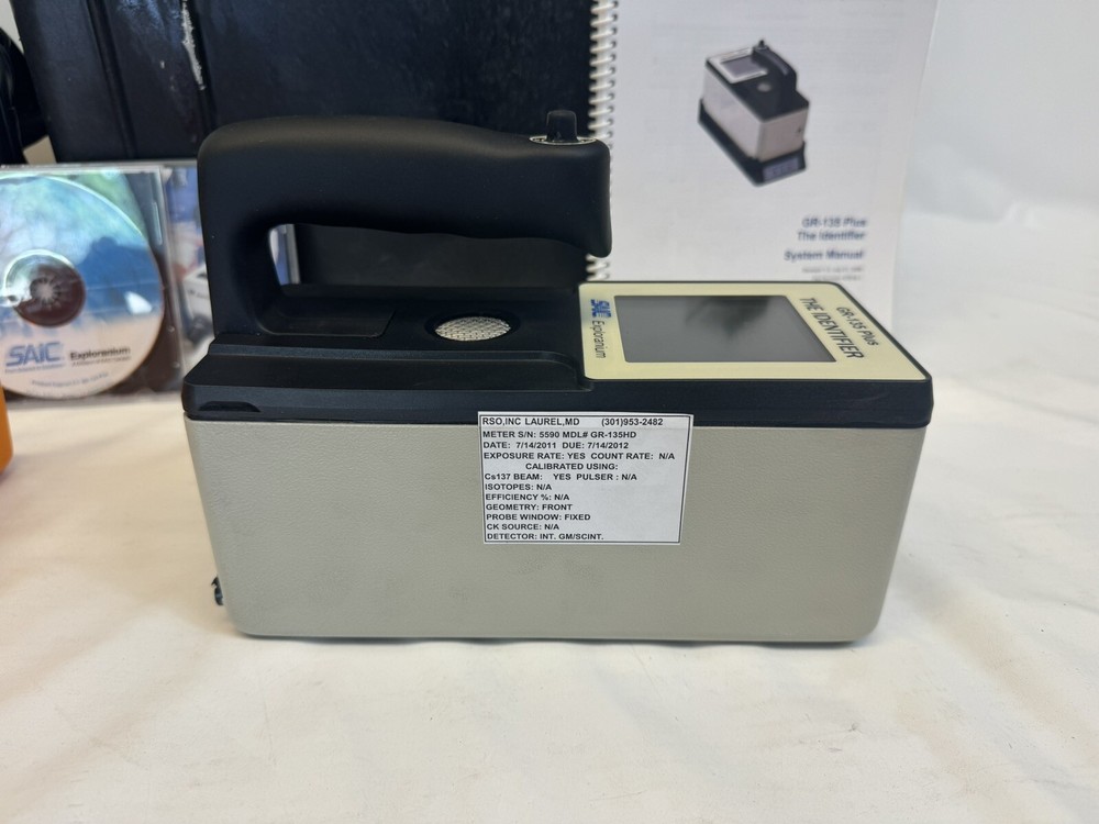 SAIC Exploranium GR-135 Plus The Identifier RID GR-135HD -Please Read-