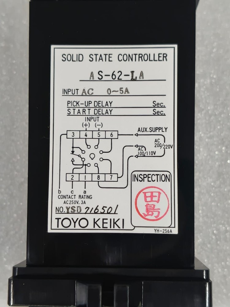 TOYO KEIKI AS-62-LA SOLID STATE CONTROLLER FREE FAST SHIPPING