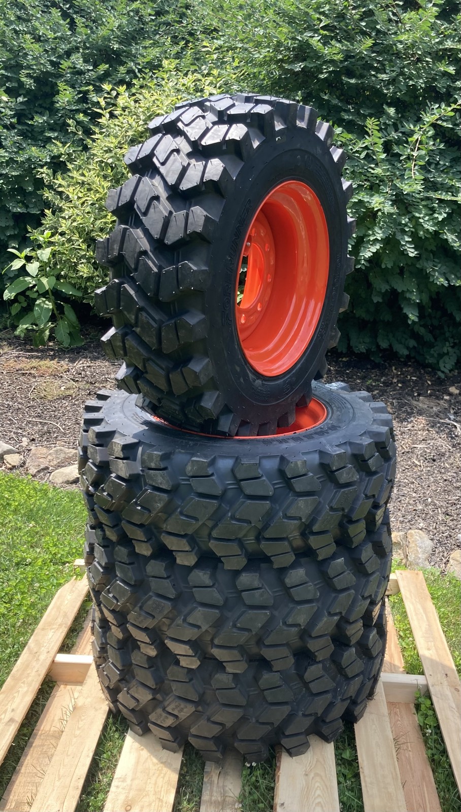 4-HD 10-16.5 SKS-9 Skid Steer Tires/Rims for Bobcat & more-10X16.5-12 PLY