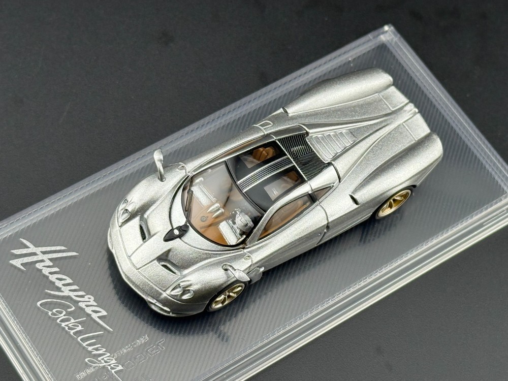 CM Model Pagani Codalunga Silver - Limited Edition 1/64