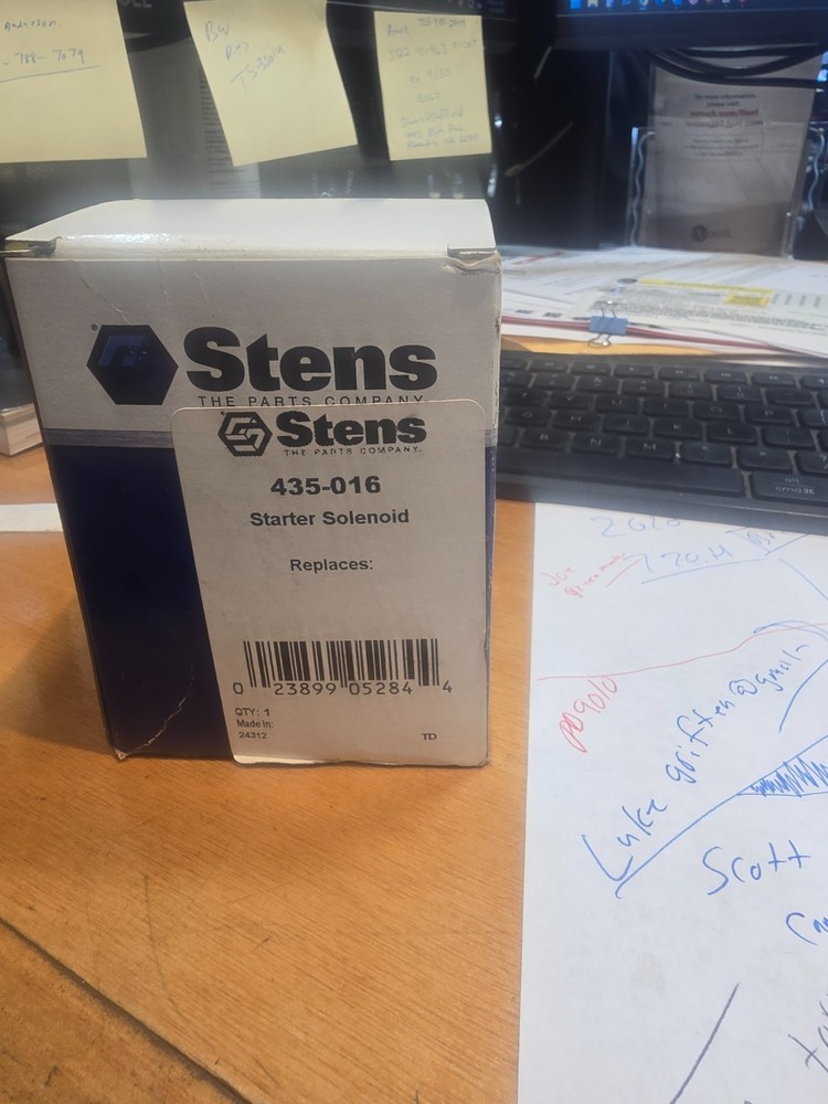 Starter Solenoid-Relay STENS    12 VOLT
