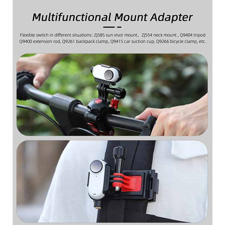 Mount Adapter Multifunctional Adapter Support for Insta360 GO 3 /GO 3S Camera