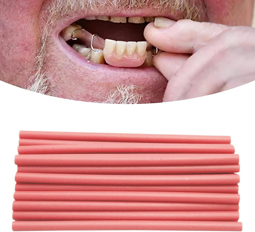 Tooth Repair Kit Gum Material for Making Temporary Partial or Full Denture Tooth