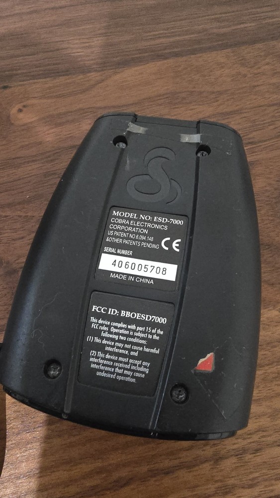 Cobra ESD 7000 Radar Detector Used