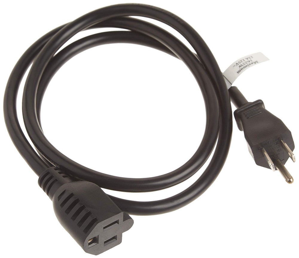 C2G 4FT Premium Universal Extension Cord - Power 4ft, Black