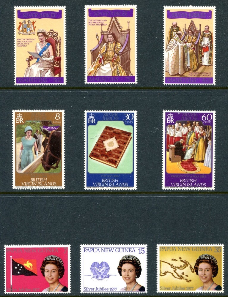 1977 Silver Jubilee Sets Unused(NH)