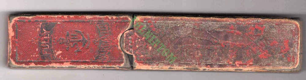 Red Devil Razor  Straight Razor Case (case ONLY)