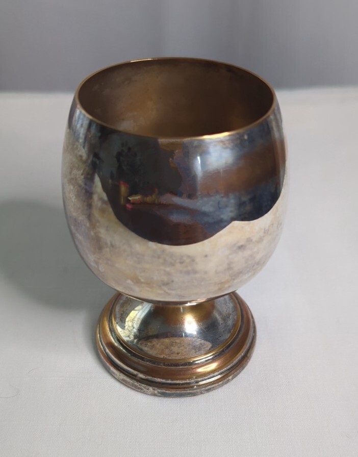 Silver Plated Goblet Brandy Snifter