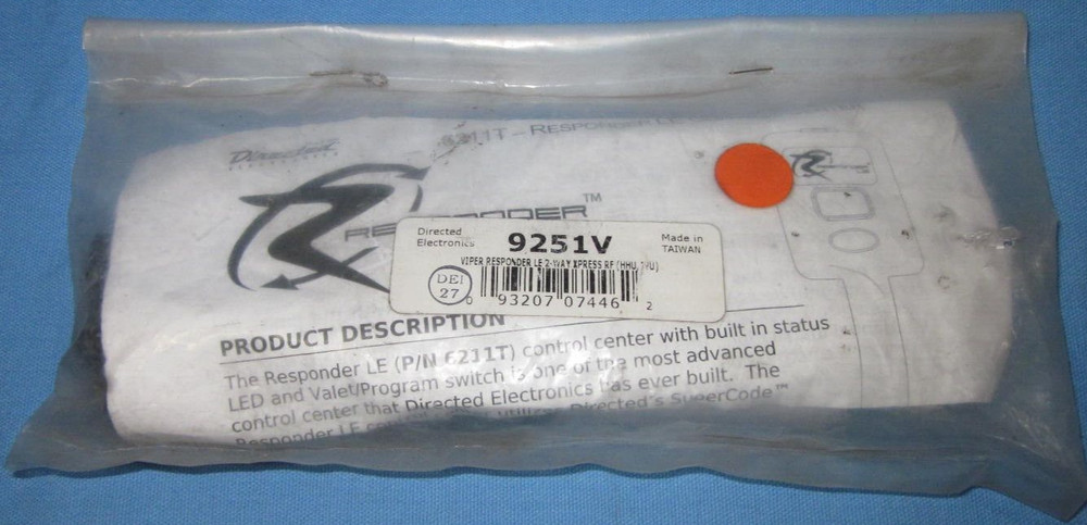 9251V Viper Responder LE 2-Way Xpress RF