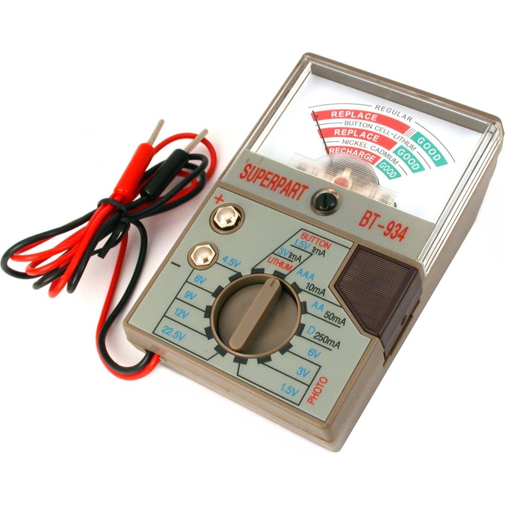 2 Battery Testers For Watches, Calculators & Camera Batteries