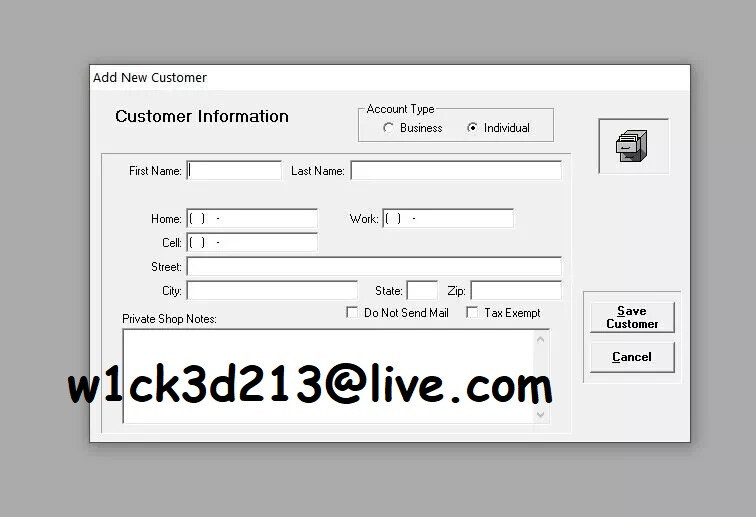MY-Auto Shop Inventory Manager on USB