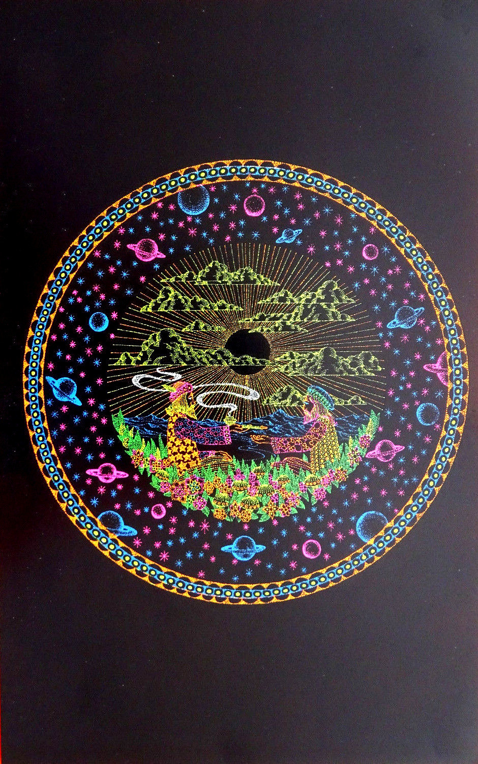 Choose from 65 different Psychedelic Blacklight Mini-Poster reproductions 9"x14"