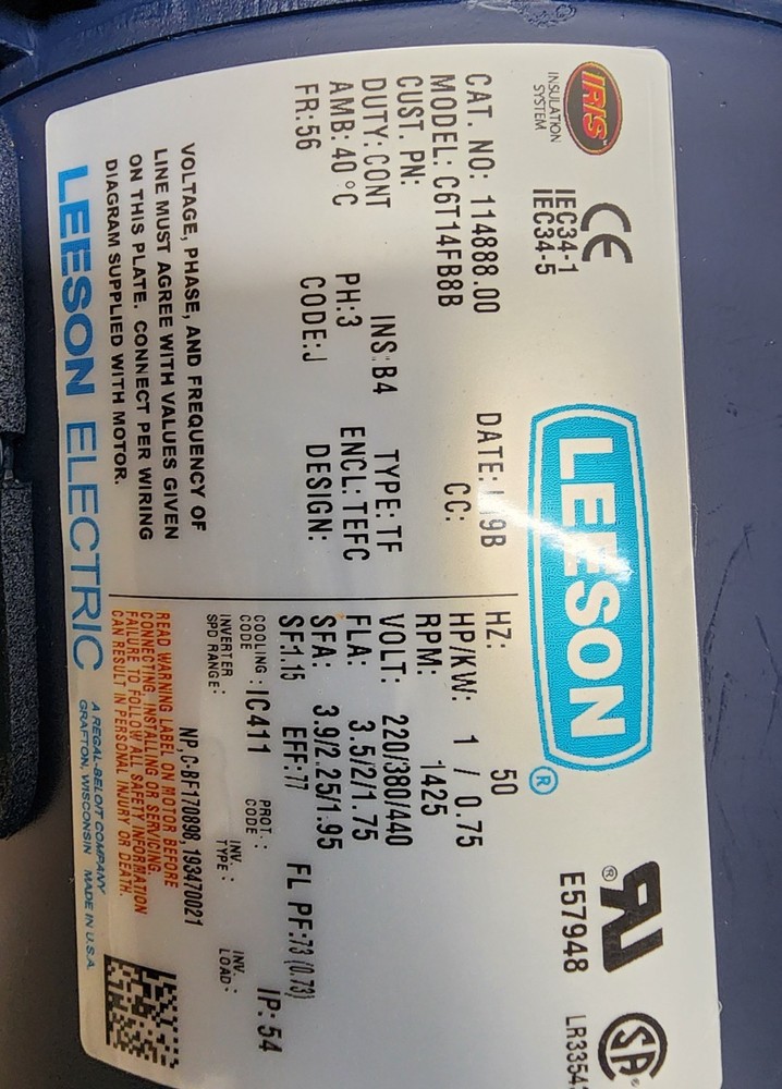 Leeson Electric Motor