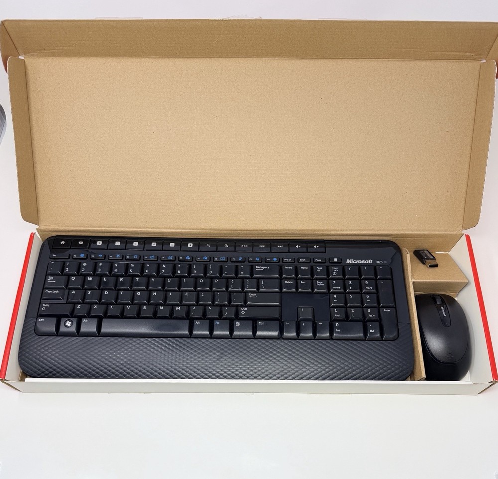 Microsoft Wireless Desktop 2000 Keyboard Mouse & USB Dongle Advanced Encryption