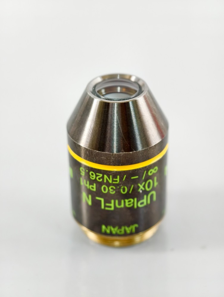 Olympus UPlanFL N Ph1 10x 0.30 Phase Contrast Microscope Objective AX BX IX
