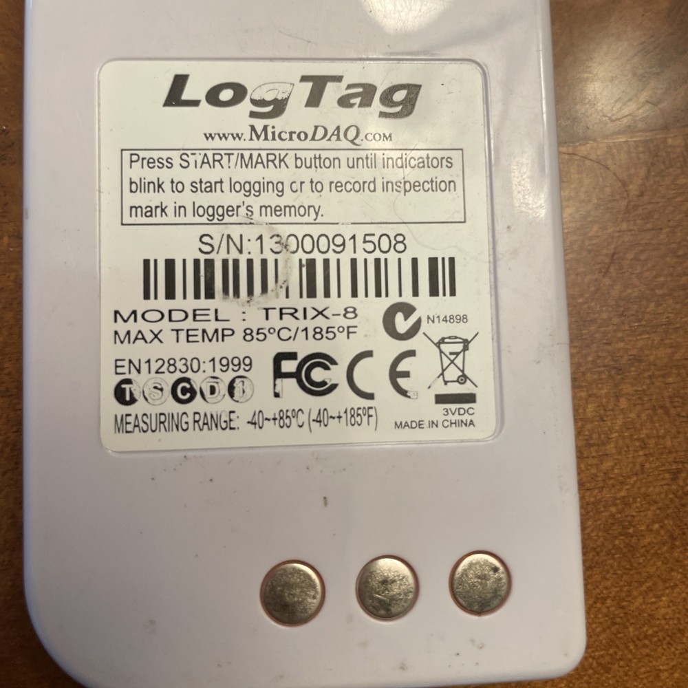 LogTag TRIX-8 Temperature Data Recorder
