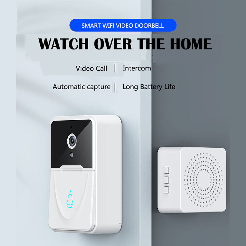 Smart Video Doorbell with HD Video APP Security Intercom Night Vision Chime