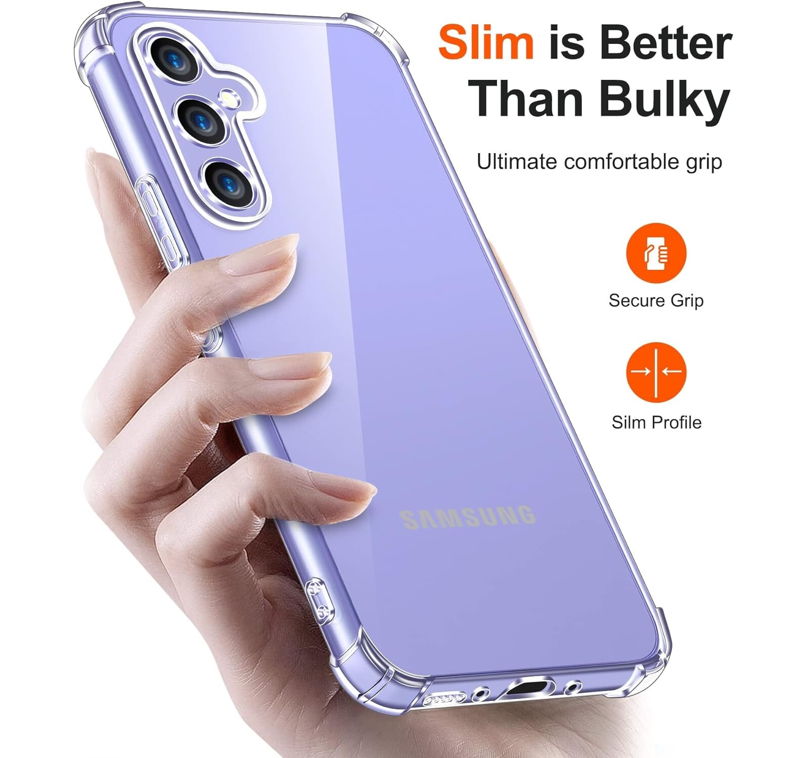 For Samsung A71 A54 A34 A05 A21S Soft Silicone Case Glass Screen Protector