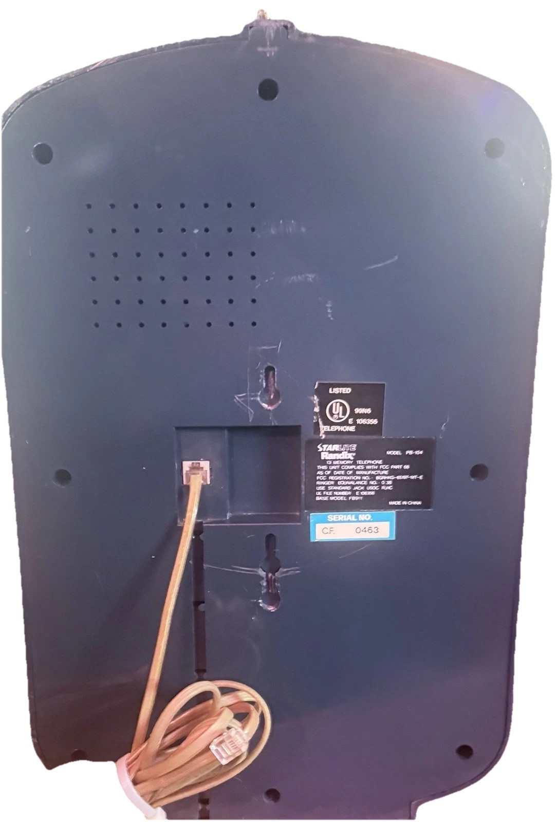 Starlite Randix Police Emergency Patrol Box Telephone Blue Collectible