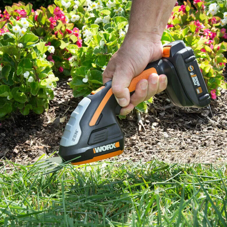 WG801 WORX 20V Power Share Cordless 4" Shear and 8" Shrubber Trimmer - SR