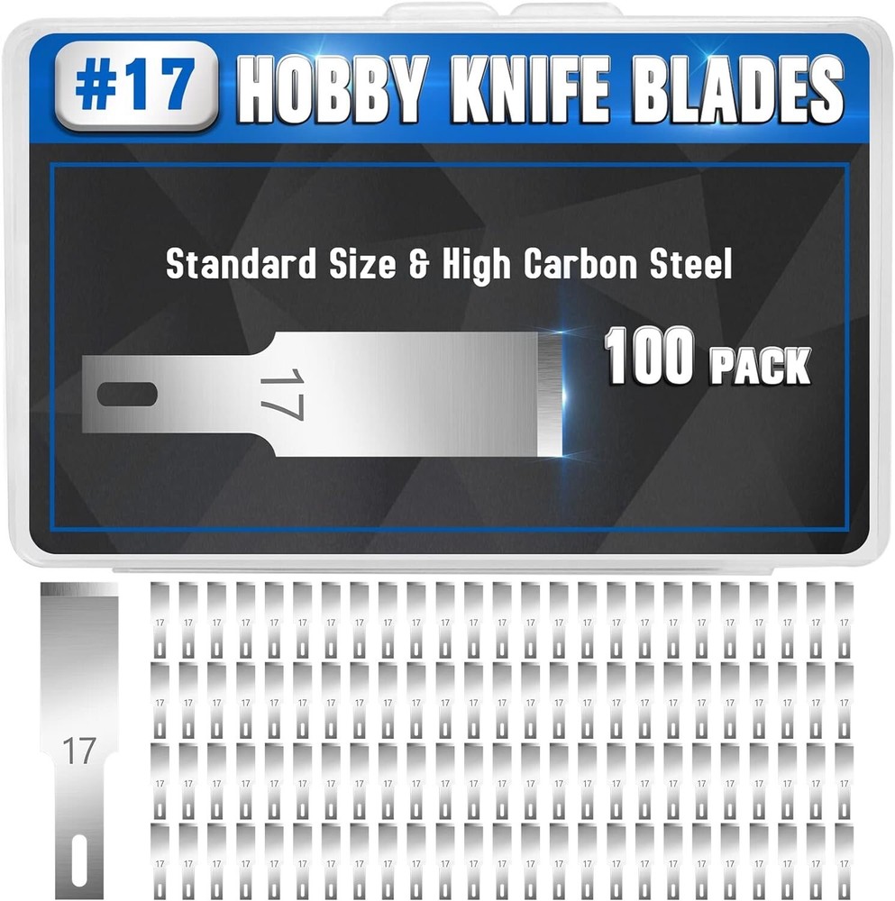 Replacement For X-Acto No. 17 Chisel Blades (100 Pack)