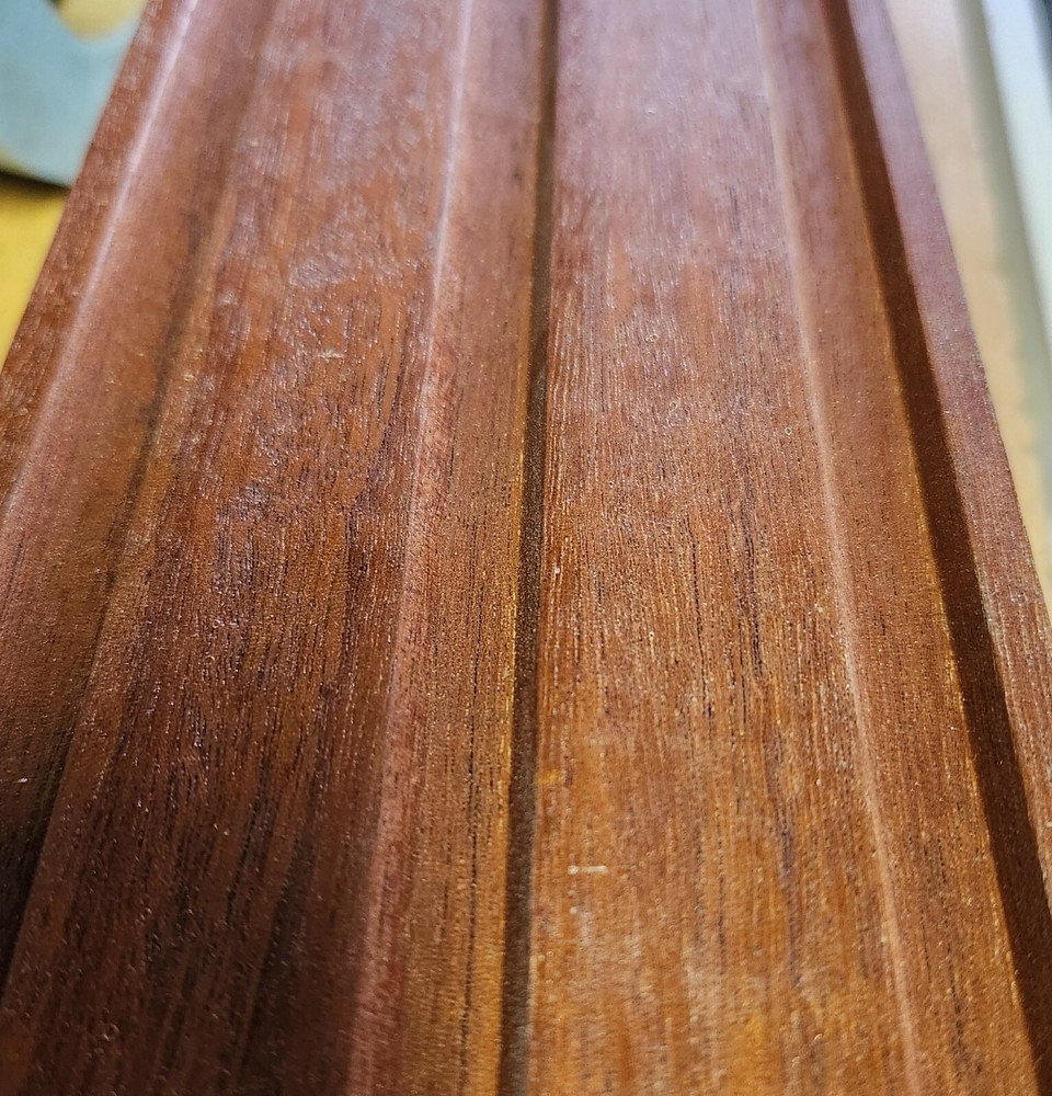 Acoustic sound diffusers Solid Mahogany 48" x 4" x 1"