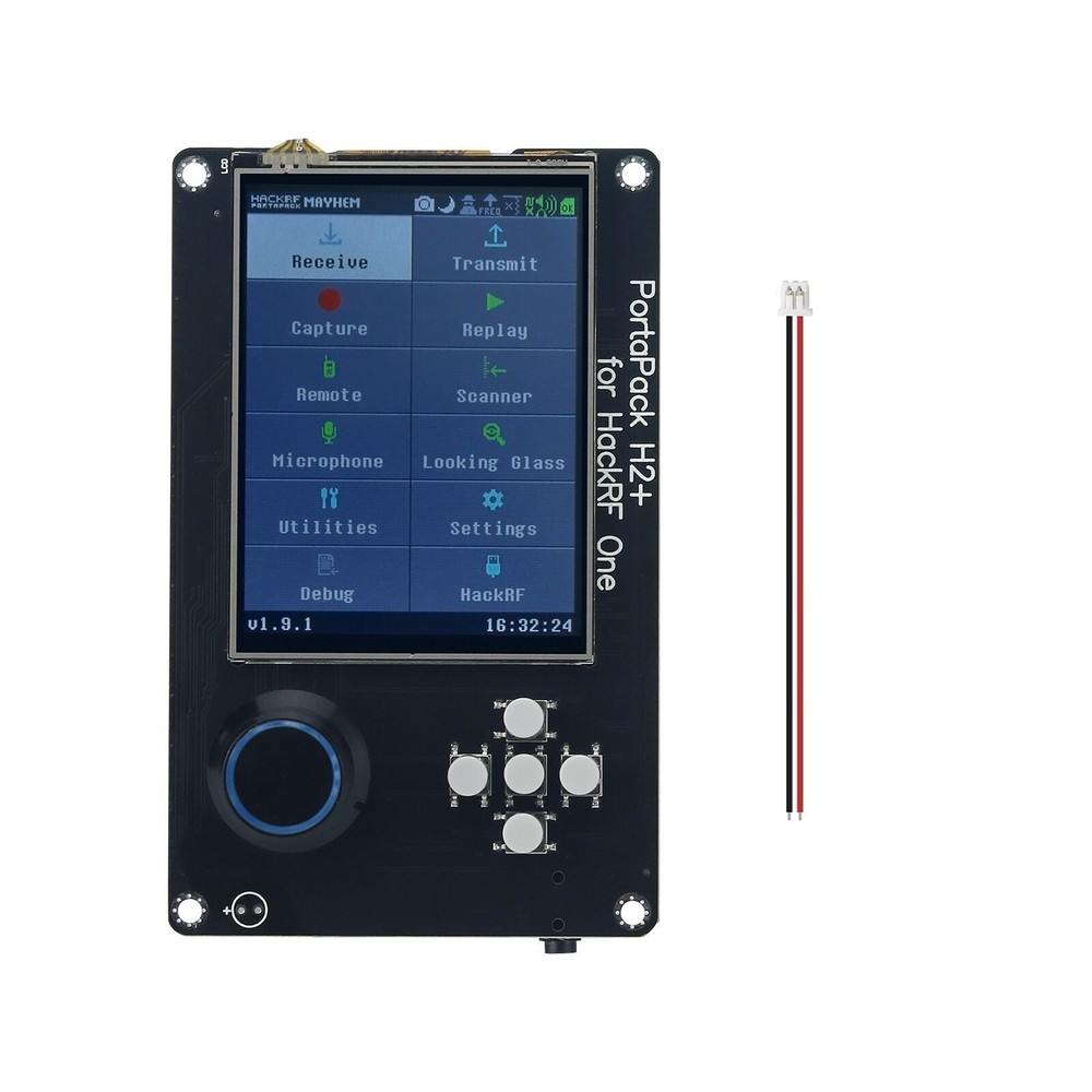 3.2" PortaPack H2 Radio Transceiver Receiving SDR Software Development Tool Kit