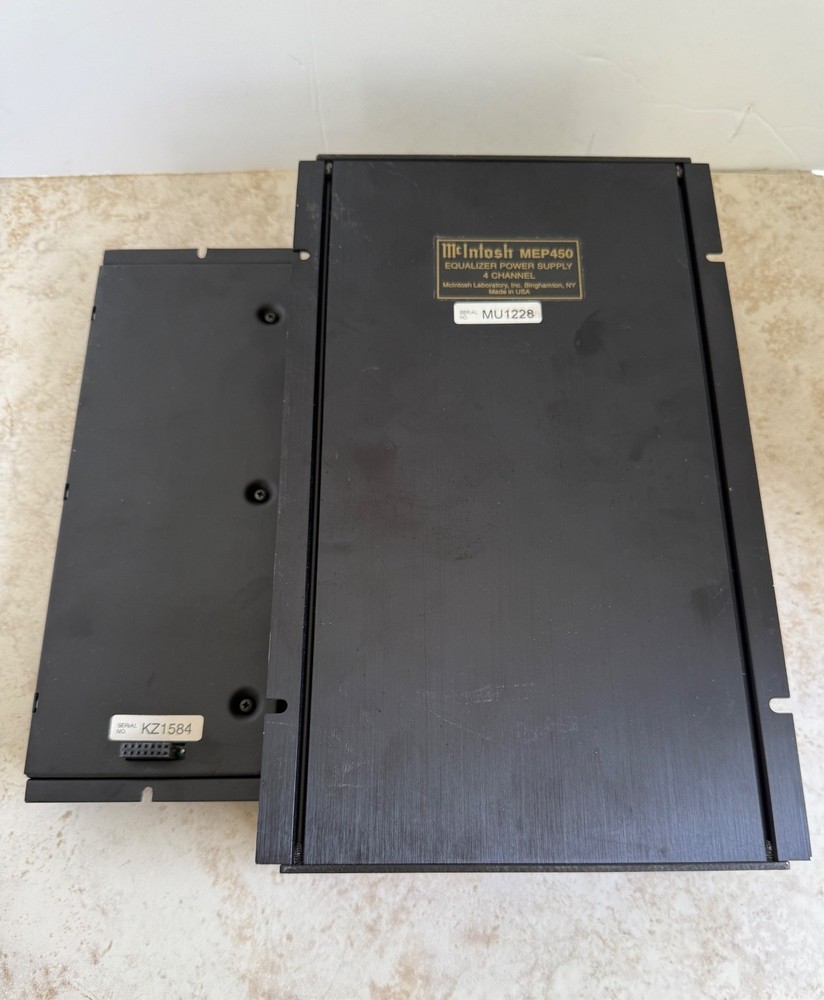 MCINTOSH MEQ452 PARAMETRIC EQUALIZER/MEP 450 POWER SUPPLY - AS IS