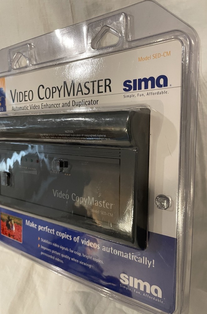 Sima Video CopyMaster Video Enhancer & Duplicator SED-CM