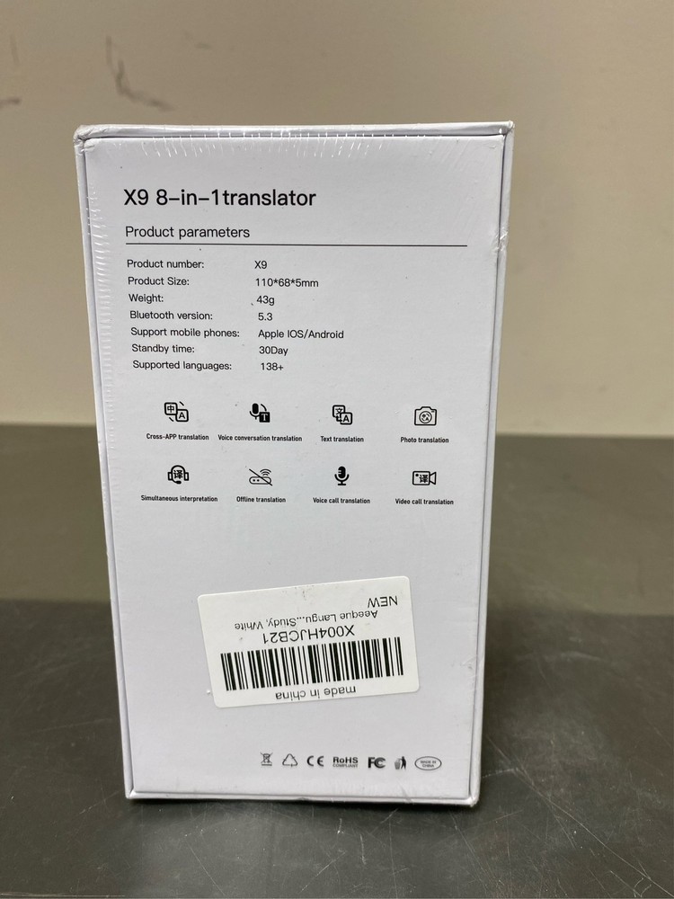 Aeeque Language Translator Device, Phone Kickstand Traductor, Two-Way Language 1