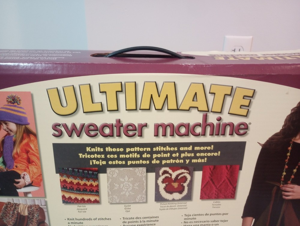 Ultimate Sweater Machine Knitting System Fast & Easy Knitting Preowned