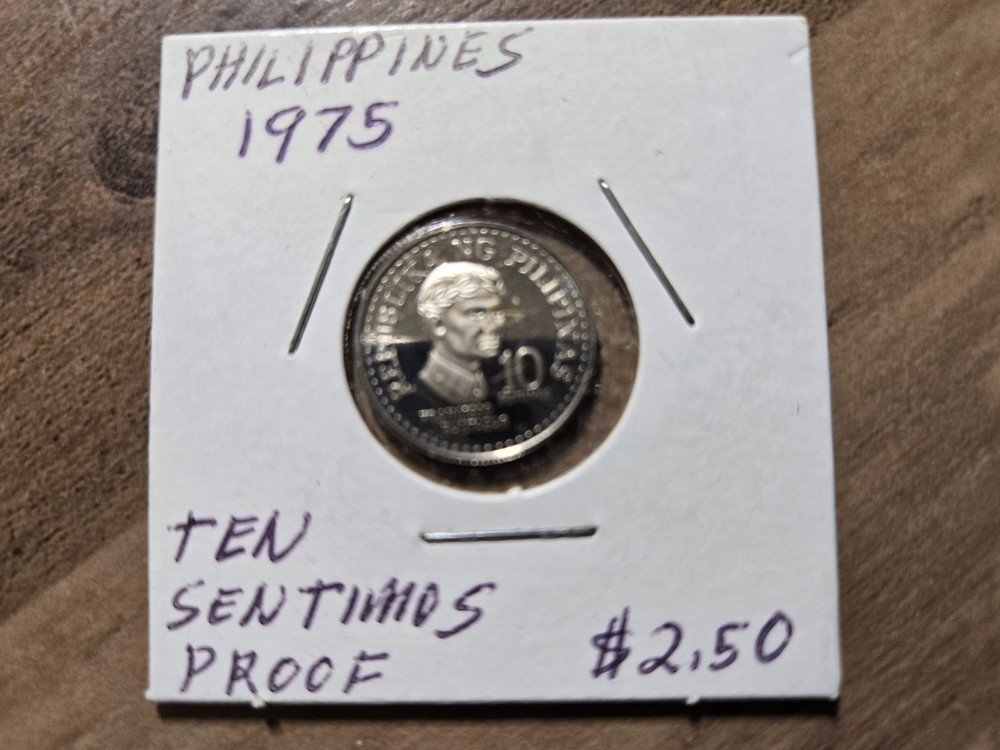 1975 Philippines, Proof 10 Sentimos