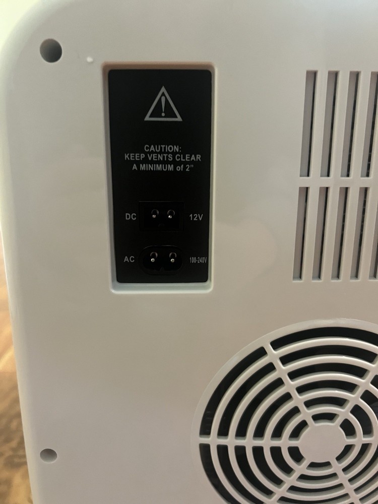 Cooluli Mini Fridge 20 Liter with Temperature Control White
