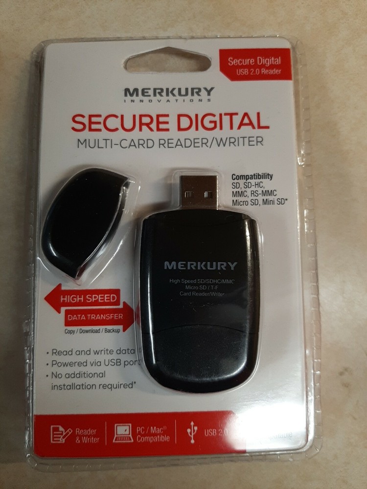 Mercury Innovations Secure Digital multi-card reader/writer