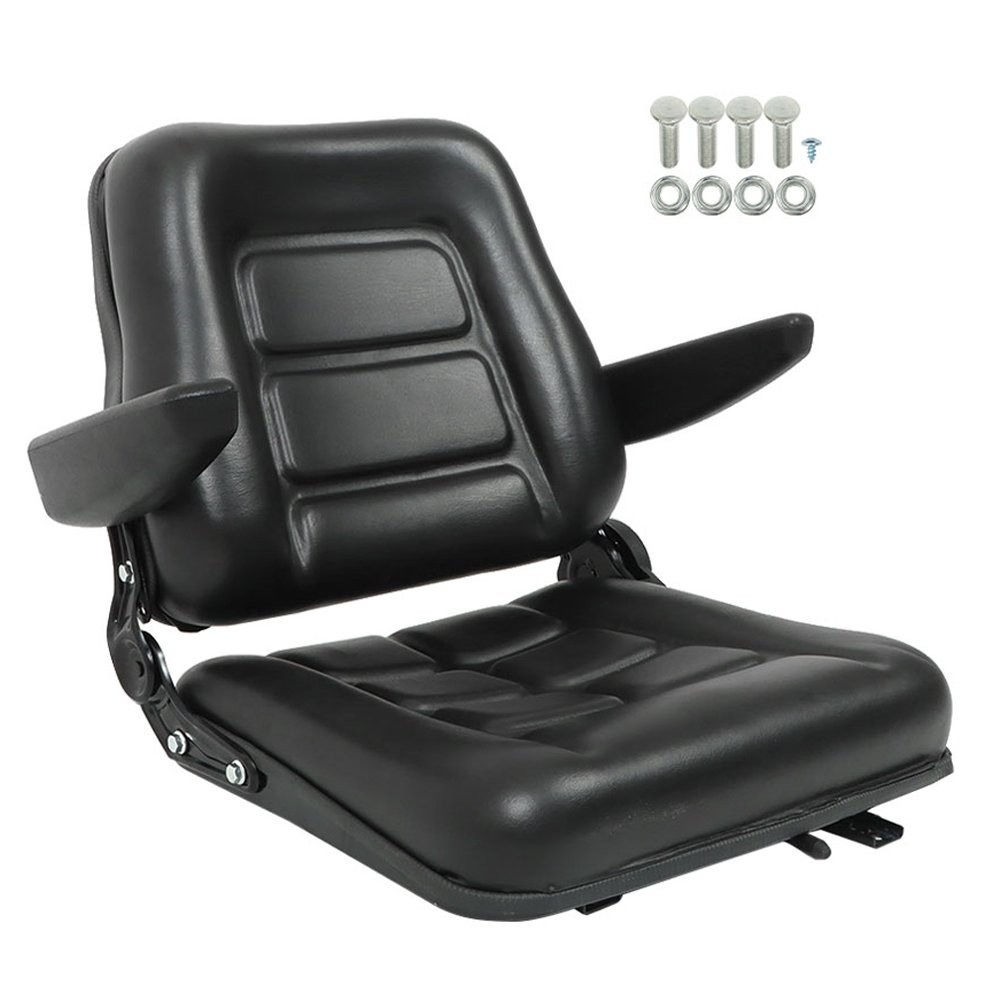 Forklift Seat Adjustable Tractor Armrests Micro Switch Excavator Universal Seat