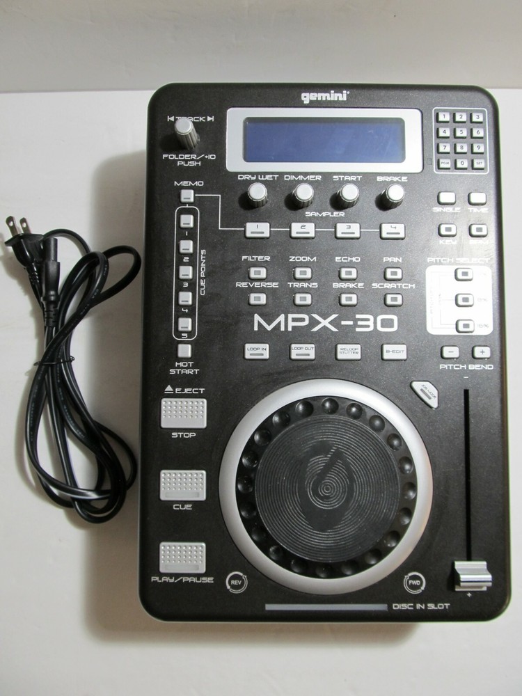 Rare Gemini MPX-30 CD/MP3 Player. Read