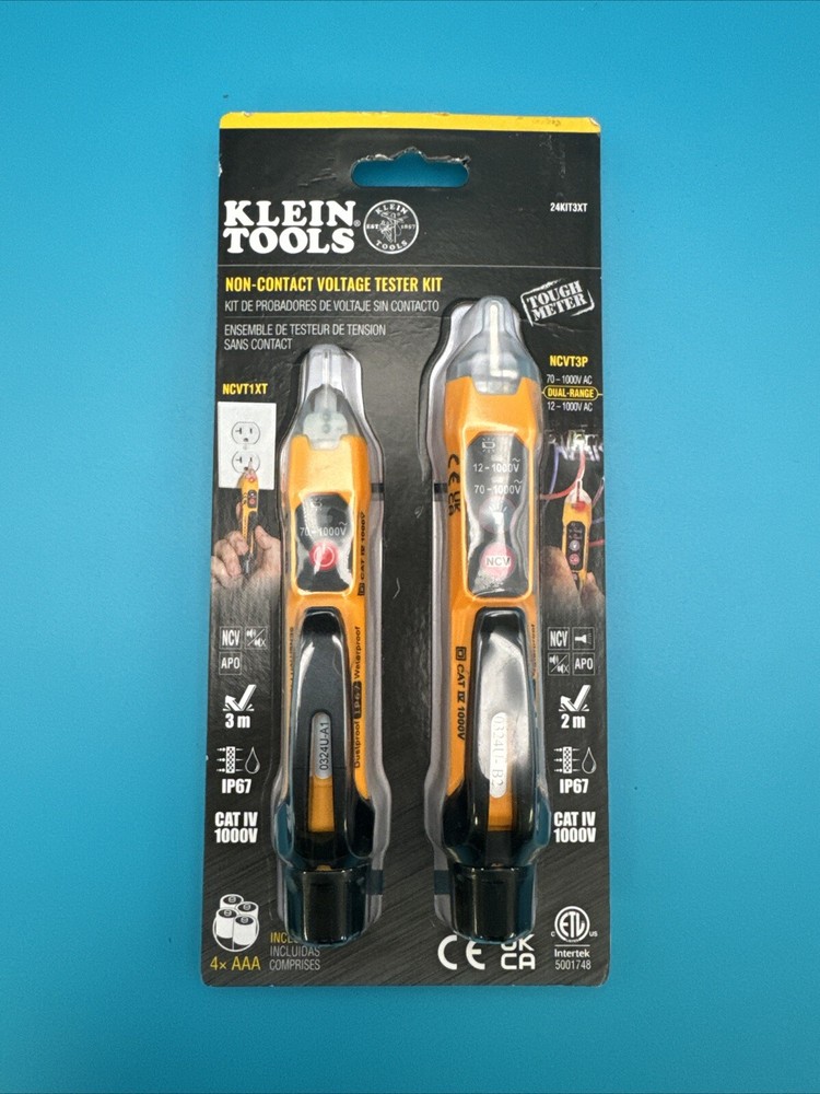 Klein Tools Non-Contact Voltage Tester Kit 24KIT3XT