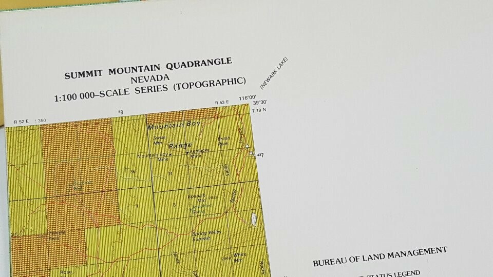 6 Mineral Resource Maps - Nevada