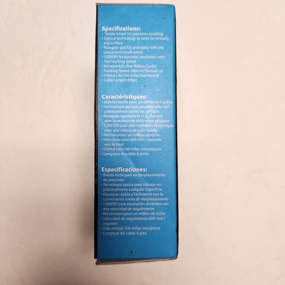 Adesso 3 button desktop ps/2 optical scroll mouse HC-3003PS NEW