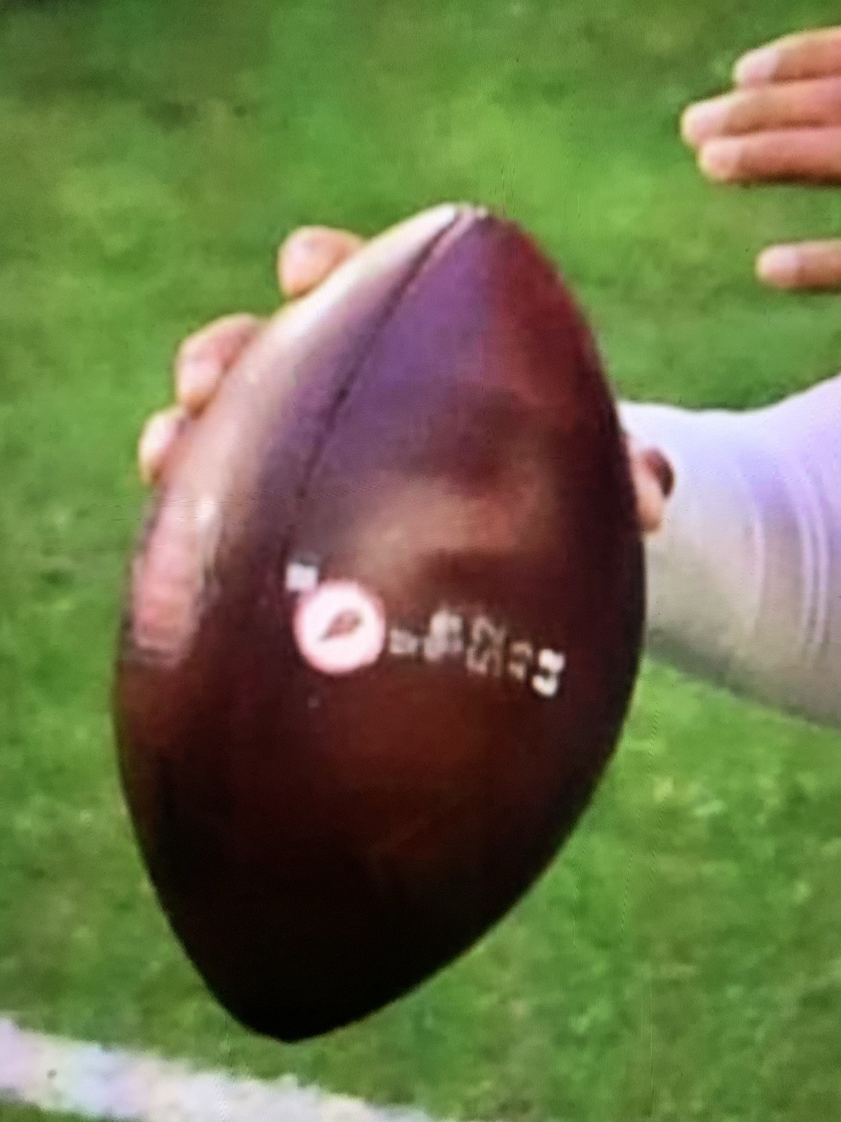 Arizona Cardinals Game Used 2020 NFL Football, Photo matched To Kyler Murray