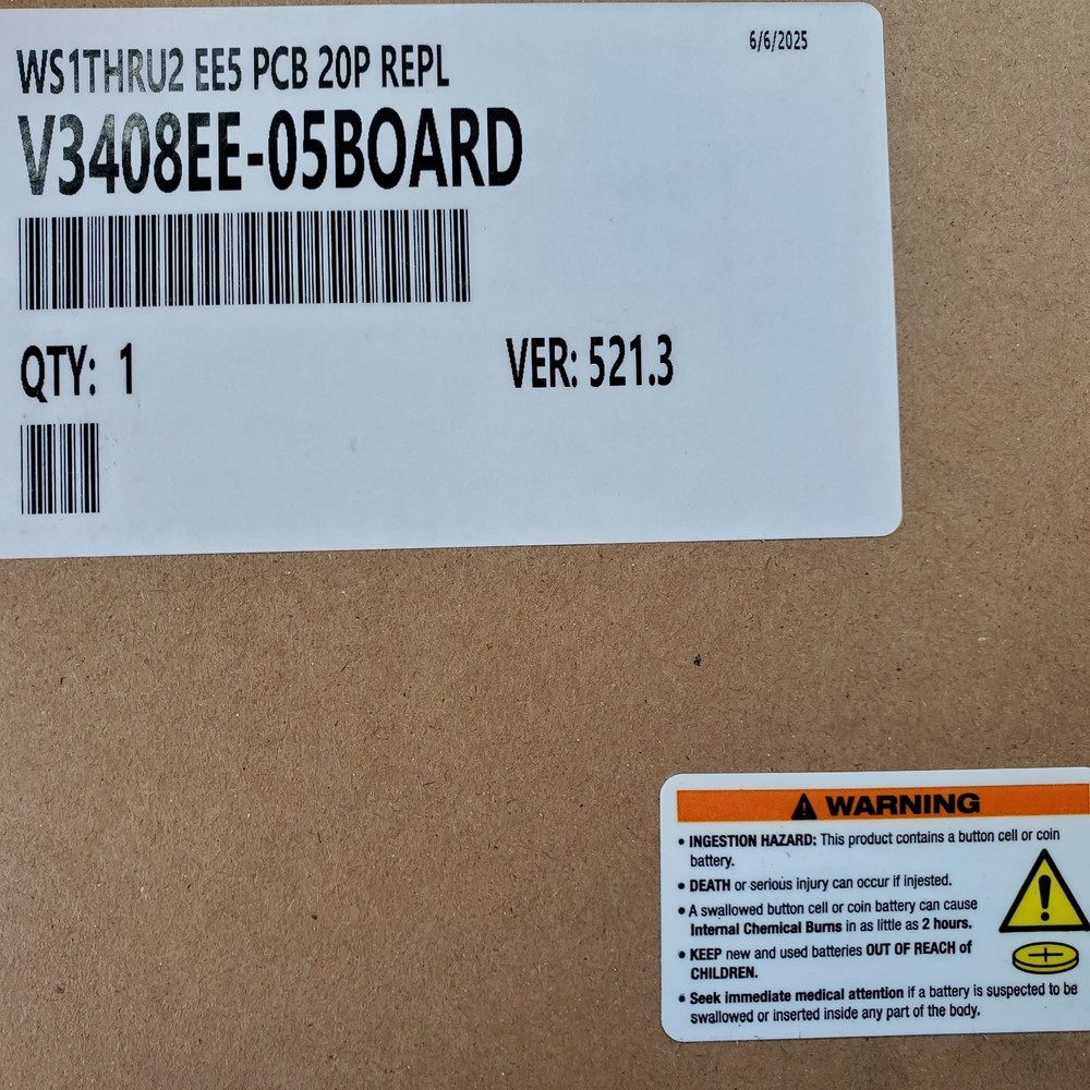 Clack V3408EE-O5BOARD PC Board EE 4 Button Water Filter/Softer Replacement Part