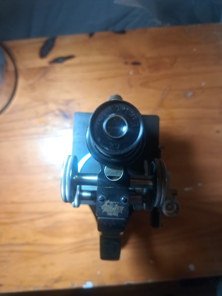 Antique Ernst Leitz Wetzlar Microscope SN 335050