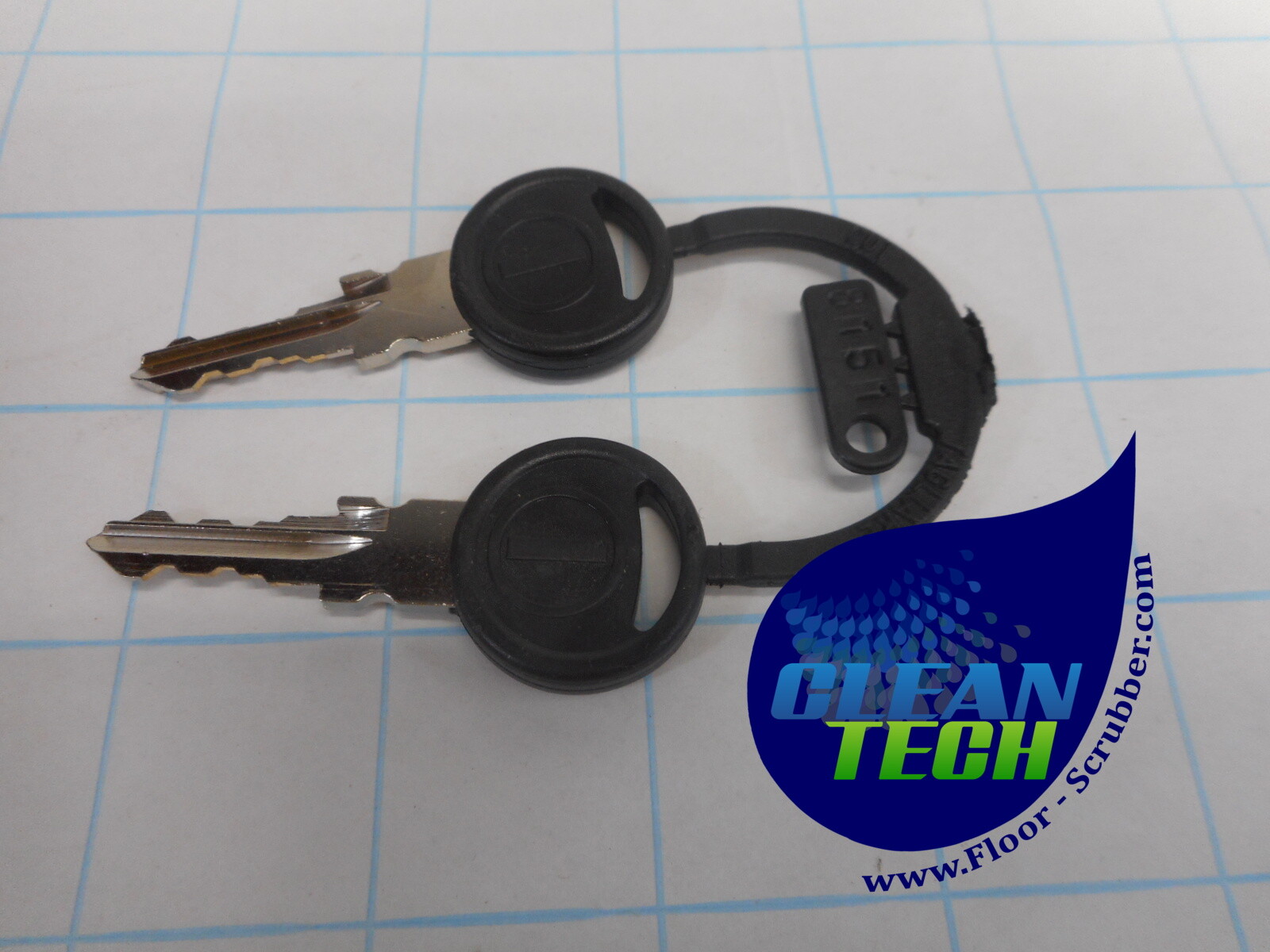 Replacement Floor Scrubber Key Tennant Nobles SS5 T5e 1017696