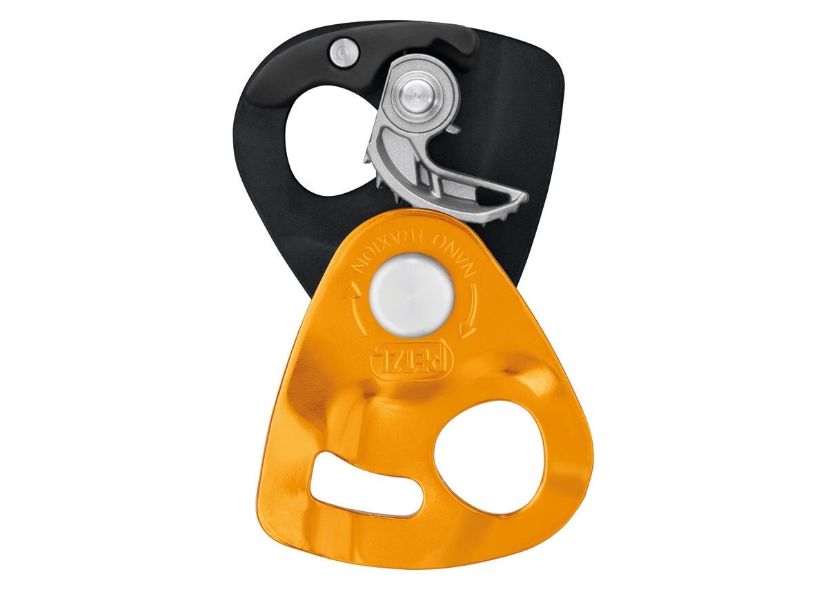 PETZL NANO TRAXION high efficiency, ultra-light, compact progress capture pulley