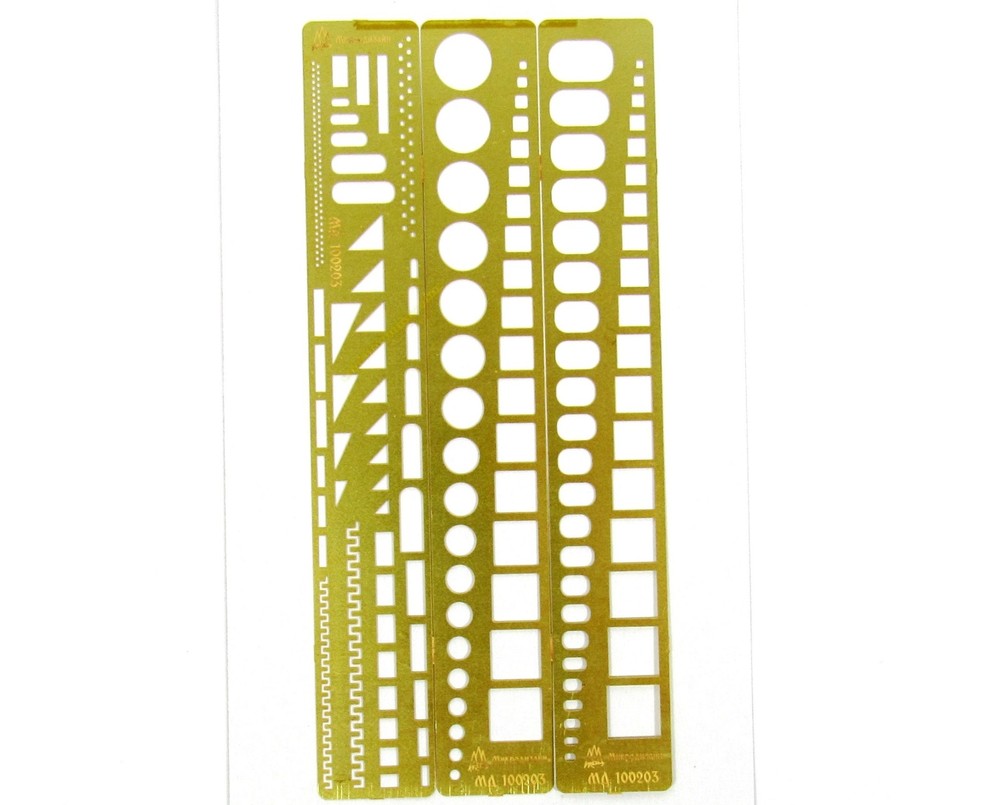 Scribing Template Tool for scale model panel lines 1:100