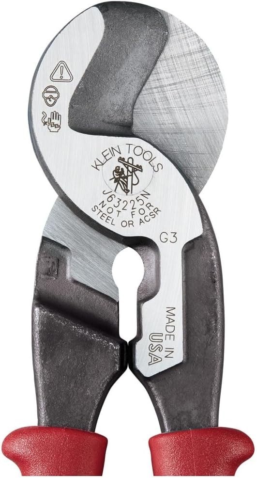Cable Cutter, , Journeyman High-Leverage Wire Cutter and Stripper for Cutting...