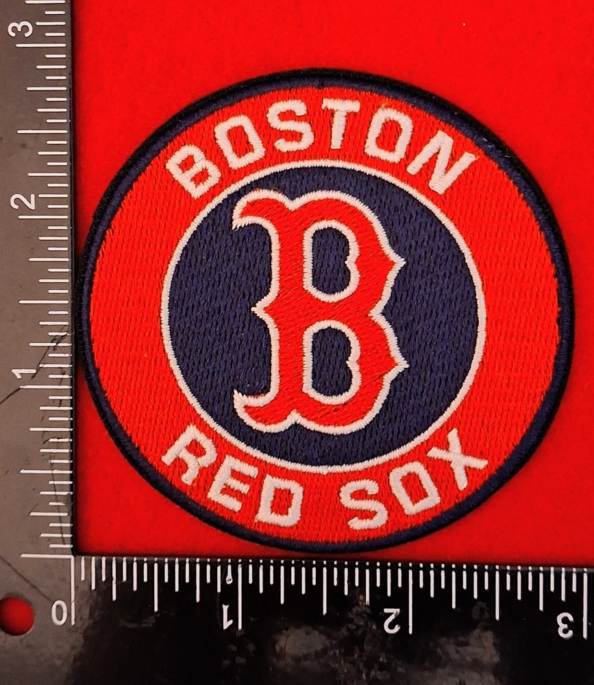 BOSTON RED SOX BASEBALL IRON ON PATCH