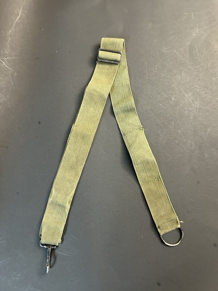 WWII US GI Army OD7 Narrow Web General Purpose Equipment Strap - Shoulder / Pack